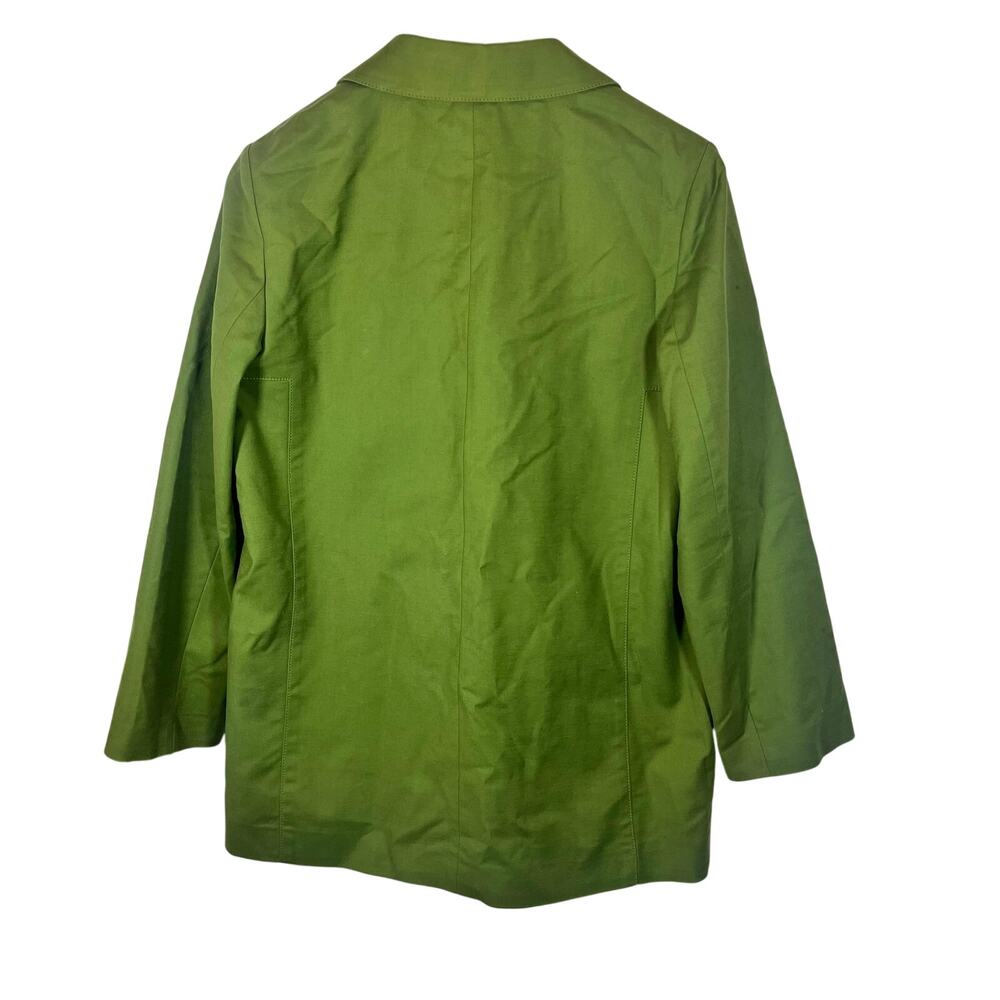 Benetton Green Jacket IT 44 M Quiet Luxury Old Money Preppy Chic Minimalist - Picture 2 of 9